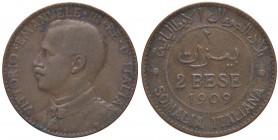 SAVOIA - Somalia - 2 Bese 1909 Pag. 979; Mont. 465 CU
qBB