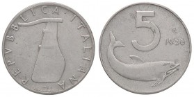 REPUBBLICA ITALIANA - Repubblica Italiana (monetazione in lire) (1946-2001) - 5 Lire 1956 Mont. 8 RR IT
qBB