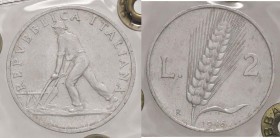 REPUBBLICA ITALIANA - Repubblica Italiana (monetazione in lire) (1946-2001) - 2 Lire 1946 Mont. 3 R IT Sigillata C. Bobba
qSPL