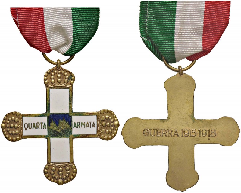 MEDAGLIE - SAVOIA - Vittorio Emanuele III (1900-1943) - Medaglia Quarta Armata M...