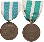 MEDAGLIE - SAVOIA - Vittorio Emanuele III (1900-1943) - Medaglia 1908 - Terremoto Calabro-Siculo AE Opus: L. Giorgi Ø 32
qSPL/SPL