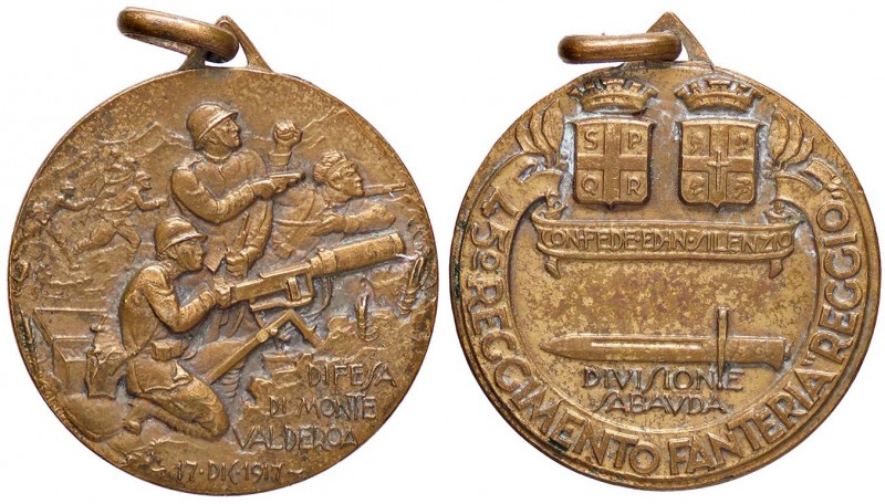MEDAGLIE - SAVOIA - Vittorio Emanuele III (1900-1943) - Medaglia 1917 - 45° Regg...