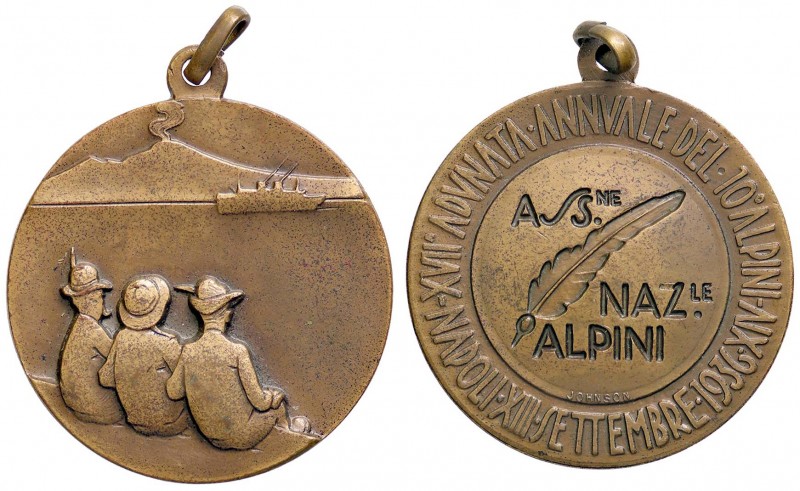 MEDAGLIE - SAVOIA - Vittorio Emanuele III (1900-1943) - Medaglia 1936 - Napoli, ...