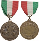 MEDAGLIE - SAVOIA - Vittorio Emanuele III (1900-1943) - Medaglia Comitato Oberdan per benemerenza AE Ø 39
bello SPL