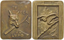 MEDAGLIE - SAVOIA - Vittorio Emanuele III (1900-1943) - Medaglia In bocca al lupo AE mm 30x36
SPL