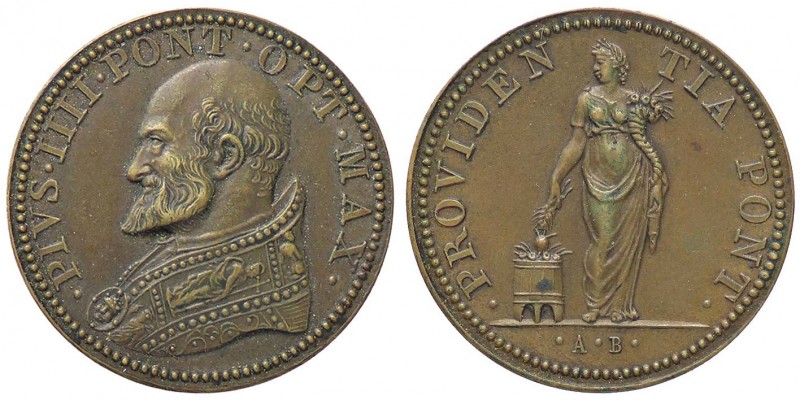 MEDAGLIE - PAPALI - Pio IV (1559-1566) - Medaglia AE Ø 28Postuma
SPL-FDC
