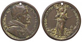 MEDAGLIE - PAPALI - Innocenzo XI (1676-1689) - Medaglia A. V AE dorato Ø 34 Foro
BB