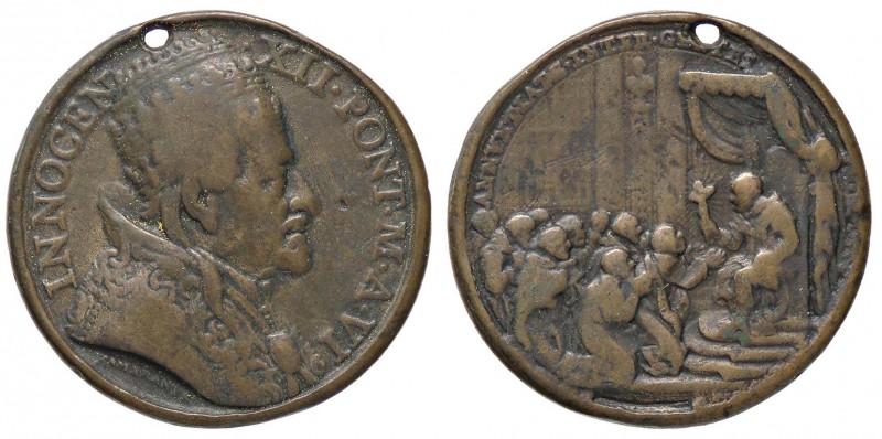 MEDAGLIE - PAPALI - Innocenzo XII (1691-1700) - Medaglia A. VI AE Opus: Hamerani...