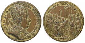 MEDAGLIE - PAPALI - Clemente XI (1700-1721) - Medaglia 1700 AE dorato Opus: Hamerani Ø 37
BB