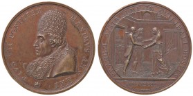 MEDAGLIE - PAPALI - Pio VII (1800-1823) - Medaglia A. XXI AE Ø 42 Colpetti
SPL