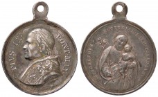 MEDAGLIE - PAPALI - Pio IX (1846-1866) - Medaglia AG Ø 28 Colpetti
BB-SPL