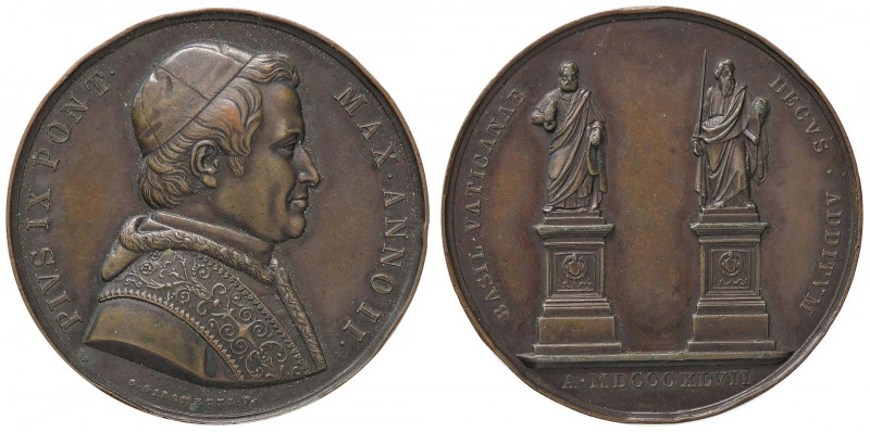 MEDAGLIE - PAPALI - Pio IX (1846-1866) - Medaglia A. II Mont. 66 R AE Colpetti
...