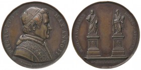 MEDAGLIE - PAPALI - Pio IX (1846-1866) - Medaglia A. II Mont. 66 R AE Colpetti
SPL+