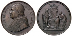 MEDAGLIE - PAPALI - Pio IX (1866-1870) - Medaglia A. XXVI Mont. 90 AE
SPL