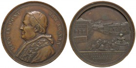 MEDAGLIE - PAPALI - Pio IX (1866-1870) - Medaglia A. XXX Mont. 94 AE Segni al ciglio
BB+