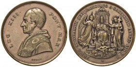 MEDAGLIE - PAPALI - Leone XIII (1878-1903) - Medaglia 1887 - 50° Anniversario di Sacerdozio AE Ø 47
qSPL