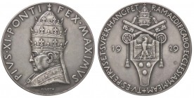 MEDAGLIE - PAPALI - Pio XI (1922-1939) - Medaglia 1929 AG Ø 36
qSPL