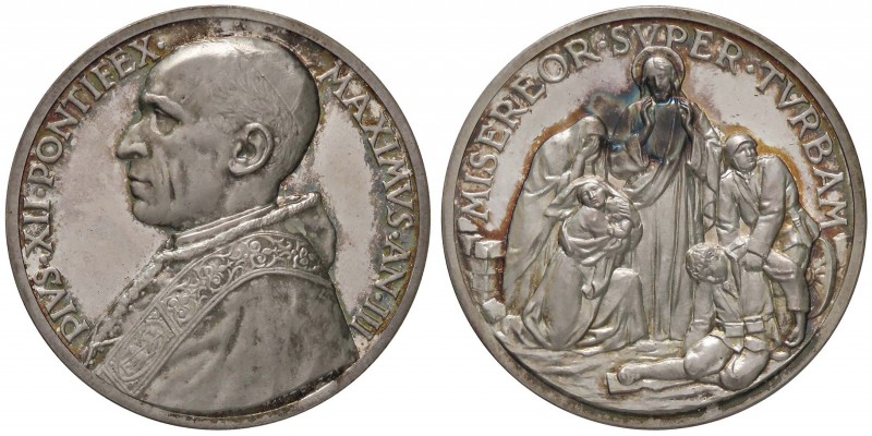 MEDAGLIE - PAPALI - Pio XII (1939-1958) - Medaglia A. III Mont. 23 AG
qFDC