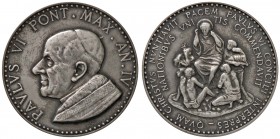 MEDAGLIE - PAPALI - Paolo VI (1963-1978) - Medaglia A. IV Mont. 20 AG
FDC