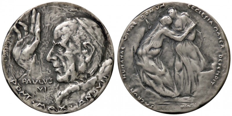 MEDAGLIE - PAPALI - Paolo VI (1963-1978) - Medaglia A. VII Mont. 23 AG
FDC