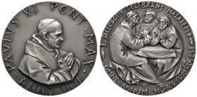 MEDAGLIE - PAPALI - Paolo VI (1963-1978) - Medaglia A. VIII Mont. 24 AG
FDC