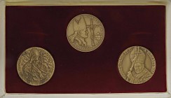 MEDAGLIE - PAPALI - Giovanni Paolo II (1978-2005) - Trittico A. XII, A. XXIII e 2000 AE Ø 44 In confezione
FDC