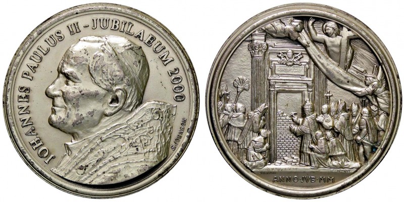 MEDAGLIE - PAPALI - Giovanni Paolo II (1978-2005) - Medaglia 2000 - Apertura del...