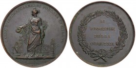 MEDAGLIE - CITTA' - Milano - Medaglia 1838 - Progressi dell'industria AE Opus: Cossa Ø 48
SPL