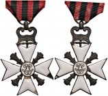 MEDAGLIE ESTERE - BELGIO - Leopoldo II (1865-1909) - Medaglia Croce al merito MB Ø 30 Smalti un po’ rovinati
BB-SPL