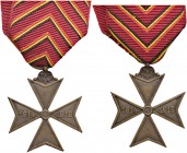 MEDAGLIE ESTERE - BELGIO - Alberto I (1909-1934) - Medaglia 1914-1918 - Ai volontari AE Ø 30
FDC