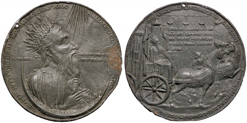 MEDAGLIE ESTERE - FRANCIA - Eraclio (610-641) - Medaglia Kress 525 PB Postuma Fo...