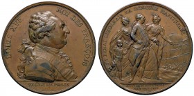 MEDAGLIE ESTERE - FRANCIA - Luigi XVI (1774-1792) - Medaglia 1789 - Arrivo del re a Parigi AE Ø 52
BB+