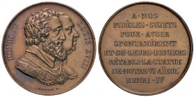 MEDAGLIE ESTERE - FRANCIA - Luigi XVIII (1814-1824) - Medaglia AE Opus: Gayrard Ø 33
qSPL