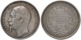 MEDAGLIE ESTERE - FRANCIA - Napoleone III (1852-1870) - Medaglia 1859 - Alleanza franco-sarda MB Opus: Gayrard Ø 50
BB+