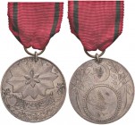 MEDAGLIE ESTERE - TURCHIA - Abdul Mejid (1839-1861) - Medaglia 1853 - Campagna del Danubio, ordine della gloria RR AG Ø 30
SPL