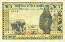 CARTAMONETA ESTERA - AFRICA OCCIDENTALE FRANCESE - 500 Franchi
BB