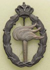 VARIE - Articoli militari Aeronautica, distintivo ricognizione terrestre, in zama mm 35x49
Buono