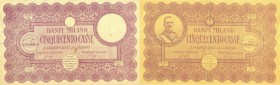 VARIE - BIGLIETTI Pubblicitario, 1925, Banfi Milano Pressato
qBB