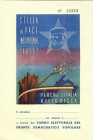 VARIE - BIGLIETTI Ricevuta raccolta fondi del FDP formata nel 1947
SPL