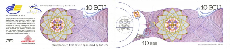 VARIE - Assegni 10 ecu expo Siviglia 1992
FDS