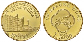 VARIE - Gettoni 1972 - Torino, salone internazionale dell'automobile da 5000 lire, gr. 2,93 oro 750
FS