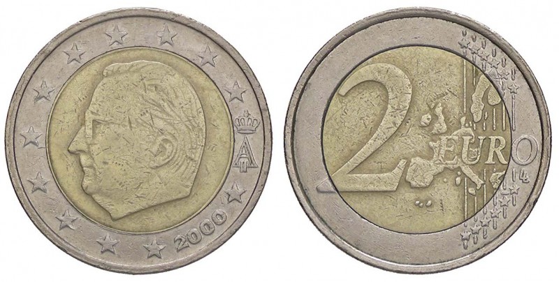 FALSI (da studio, moderni, ecc.) - BELGIO - Alberto II (1993) - 2 Euro 2000 NI F...