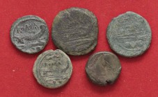 LOTTI - Repubblicane Lotto di 5 monete
med. MB