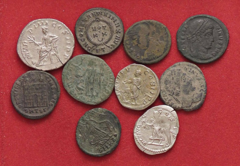 LOTTI - Imperiali Antoniniano di Gordiano III, denario di A. e S. Severo, AE3 di...
