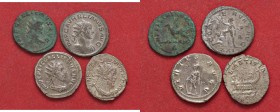 LOTTI - Imperiali Lotto di 4 antoniniani Postumo, Aureliano e Gallieno (2)
MB÷SPL