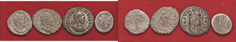 LOTTI - Imperiali Vittoriato, antoniniano di Aureliano e Postumo (2 diversi) Lot...