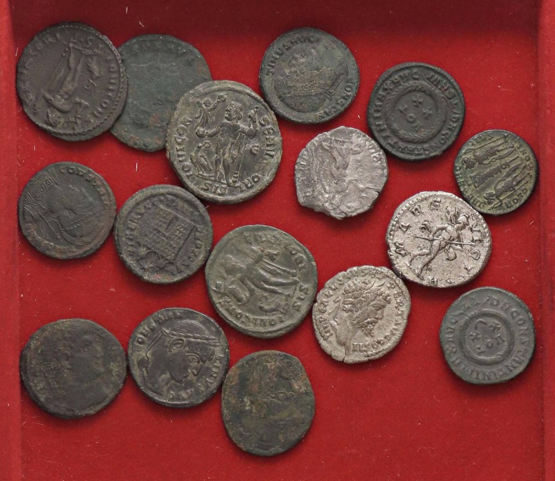 LOTTI - Imperiali Denario di A. Severo, S. Severo (2), AE3 di Costantino I (13, ...