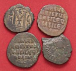LOTTI - Bizantine Lotto di 4 monete
med. MB