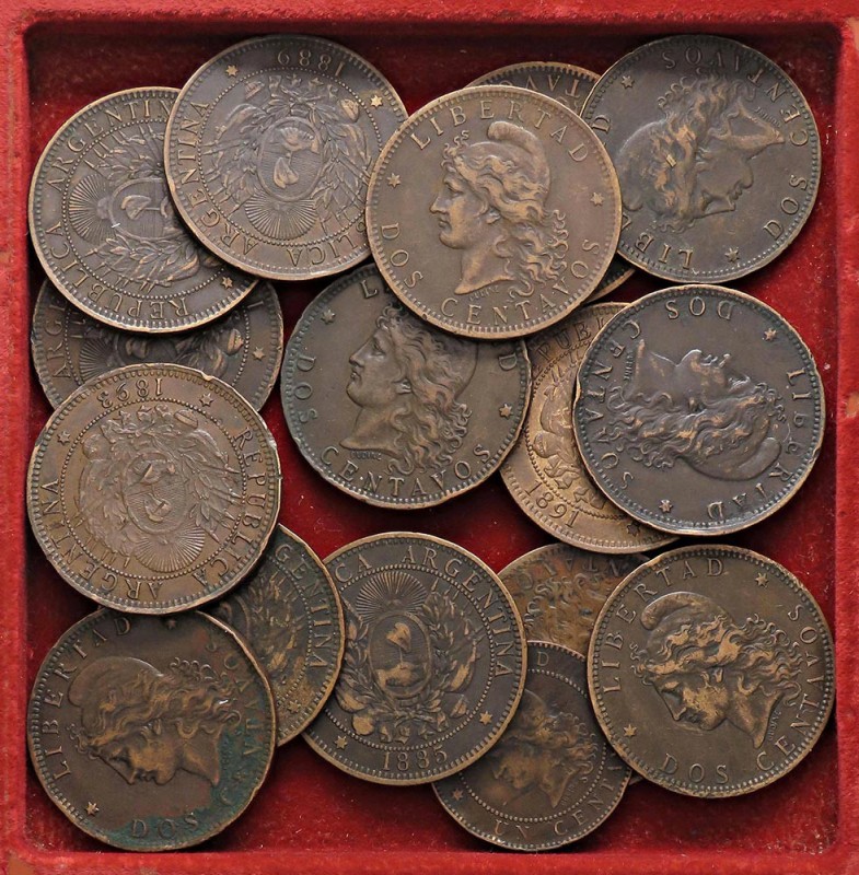 LOTTI - Estere ARGENTINA - Lotto di 16 monete
MB÷BB+