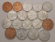 LOTTI - Estere AUSTRIA - 10 euro (5) e 5 euro (13) Lotto di 18 monete
qFDC